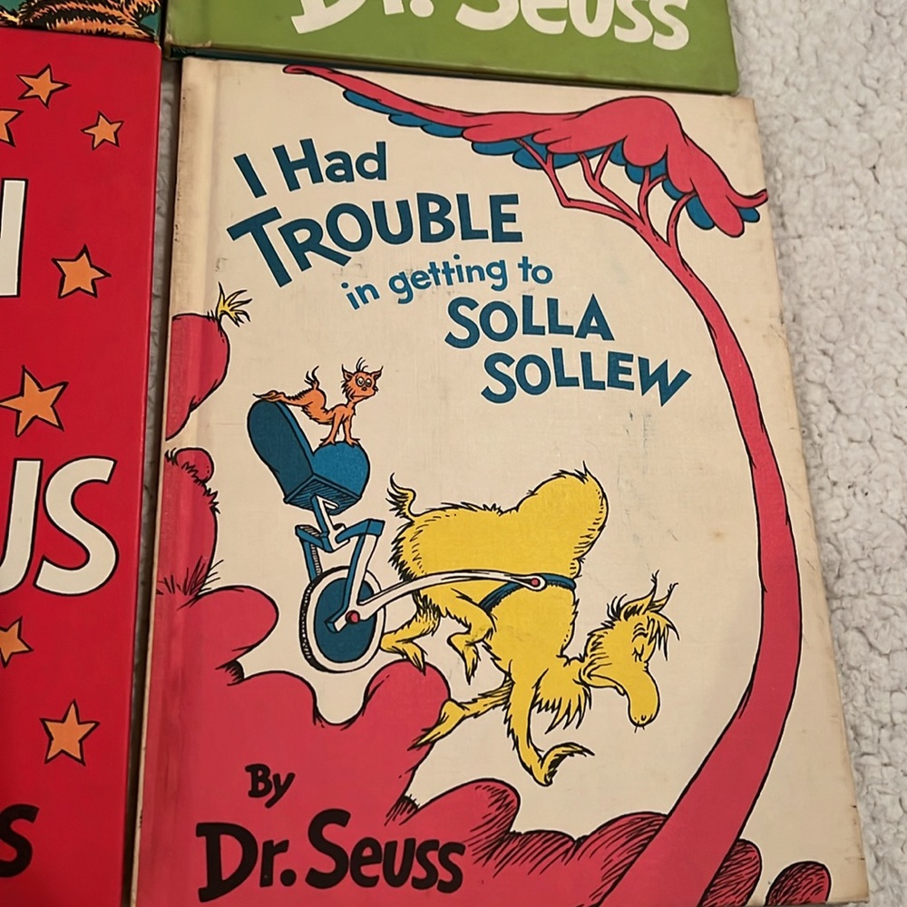 Vintage Dr Seuss Classic Stories Set of 4 Family Fun Reading time - Picture 4 of 15